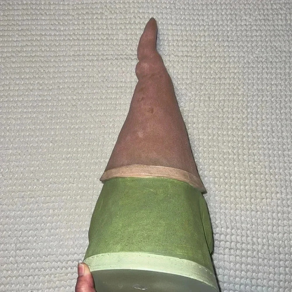 Easter Girl Ceramic Gnome - Picture 2 of 2